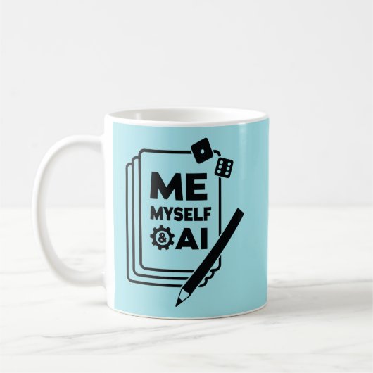 Moi, moi et IA, Black Art Mug (Gauche)