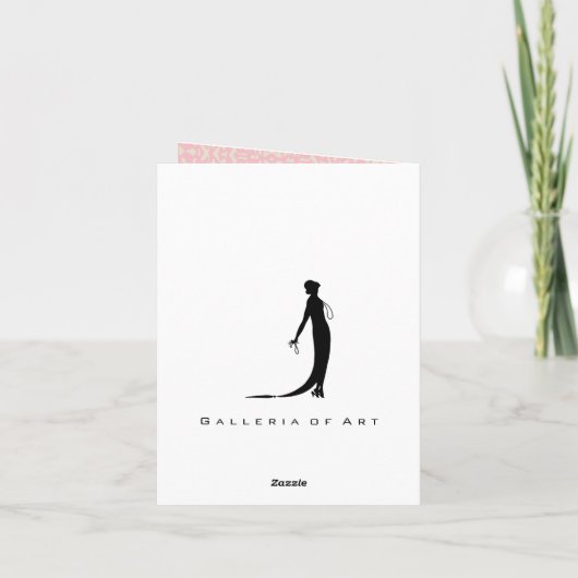 Moi Plaque de mode ~ Carte / Invitations (Dos)