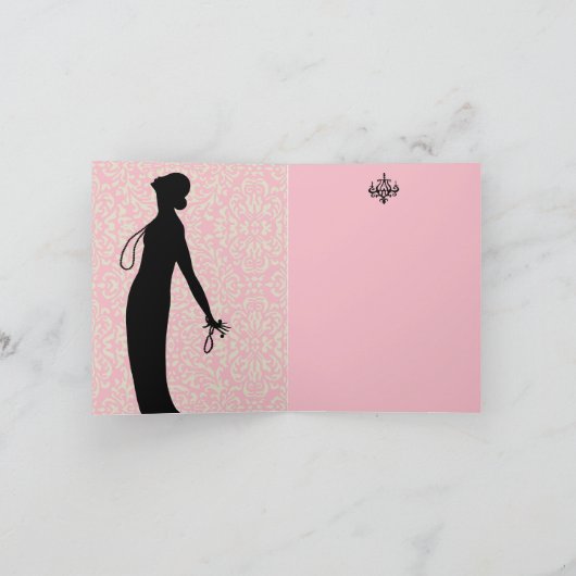 Moi Plaque de mode ~ Carte / Invitations (Intérieur)