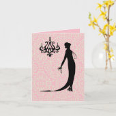 Moi Plaque de mode ~ Carte / Invitations (Fleur jaune)