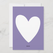 moi plus toi égale carte de la Saint-Valentin d'am (Dos)