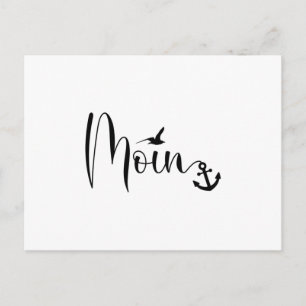 Moin Gull Anchor Low German Dialect Briefkaart