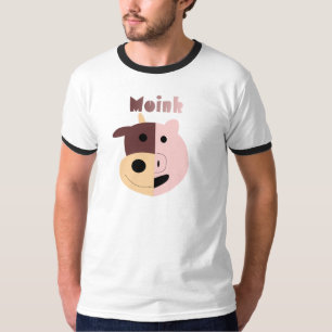 Moink : Vache à bande dessinée et T-shirt des