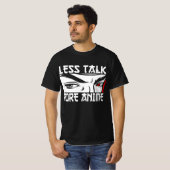 Moins de bla-bla plus d'anime - T-Shirt drôle d'an (Devant entier)