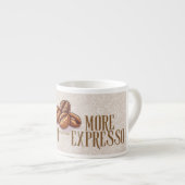 Moins de dépresso plus de mug de citation d'expres (Devant droit)