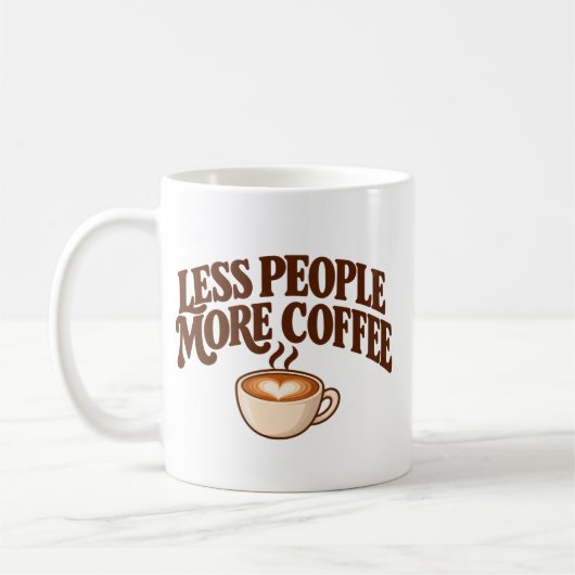 Moins de gens, plus de mug à café (Gauche)