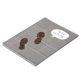 Moins de parler plus de marche carnet en cendrier (Côté gauche)