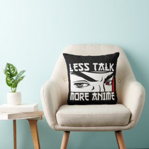 Moins de Paroles Plus d'Anime - Coussin de Lancer