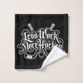 Moins de travail plus Hockey (Gant de toilette)