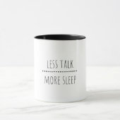 Moins d'entretien plus tasse de café de sommeil (Centre)