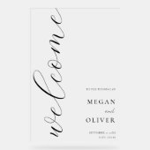 Moins élégante Calligraphie Script Mariage Bienven (Recto)