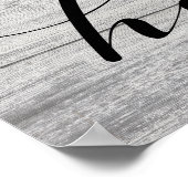 Moins Maison Plus Accueil Poster (Coin)