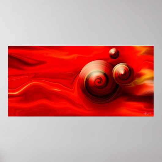 Moiré Spin Poster (Voorkant)