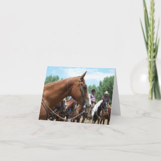 "MOIS - Carte pour notes d'un grand cheval"