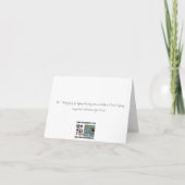 "MOIS - Carte pour notes d'un grand cheval" (Dos)