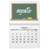 Mois dans le calendrier espagnol (Jan 2026)