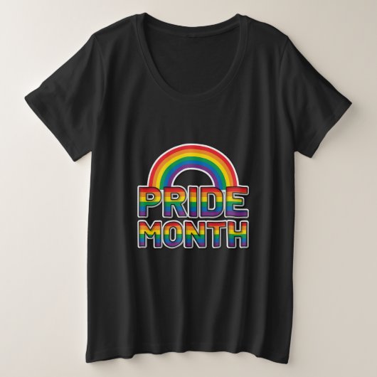 Mois de la fierté Femmes arc-en-ciel (Design devant)