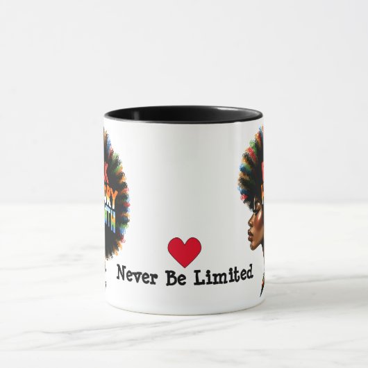 Mois de l'histoire des Noirs Mug café (Centre)