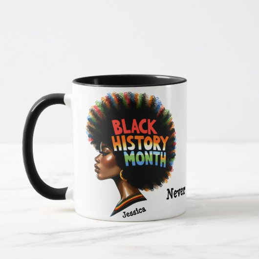 Mois de l'histoire des Noirs Mug café (Gauche)