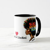Mois de l'histoire des Noirs Mug café (Devant droit)