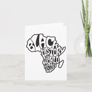 Mois de l'histoire noire Afrique Carte Design éduc