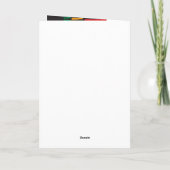 Mois de l'histoire noire, rayons du soleil, carte  (Dos)