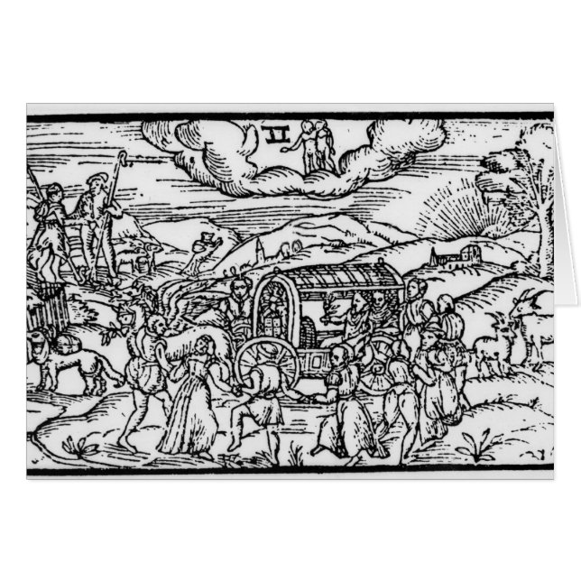 Mois de mai, 'du calendrier de Shepheardes (Devant horizontal)