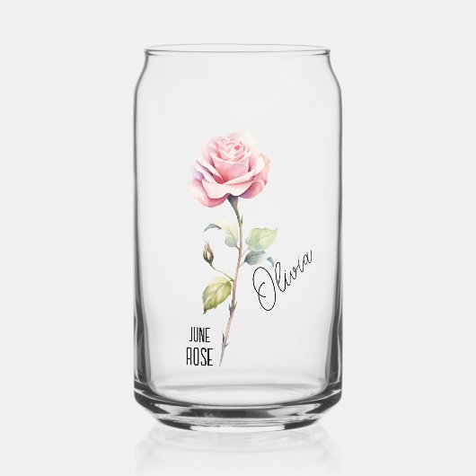 Mois des fleurs de naissance Juin Nom du Rose (Recto)