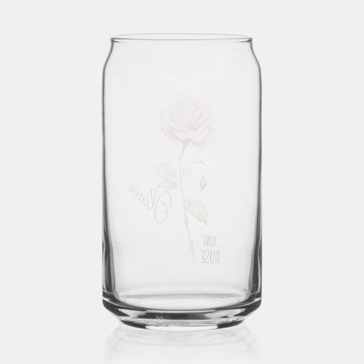 Mois des fleurs de naissance Juin Nom du Rose (Verso)