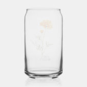 Mois des fleurs de naissance Octobre Marigold Nom (Verso)