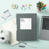 Mois et humeur personnalisés | Sticker Mood Tracke (Couverture iPad)