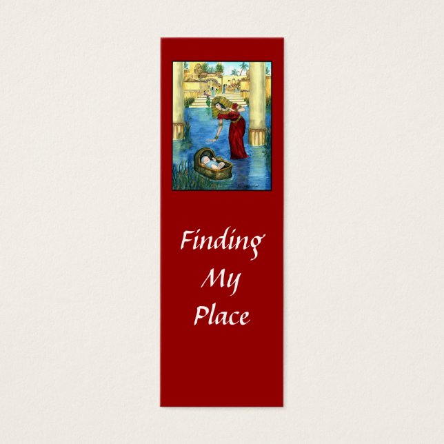 Moïse dans un Signet de panier (Devant)