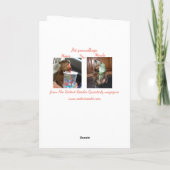 Moïse et carte d'anniversaire de Maude (Dos)