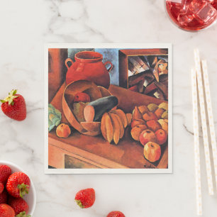 Moise Kisling, Stilleven met fruit, Servet