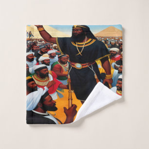 Moïse Mène Le Peuple Hors D'Egypte À Laver Des Tis