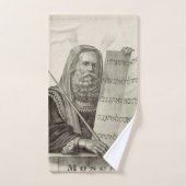 Moïse prophète avec les Tables de la Loi (Serviette à main)