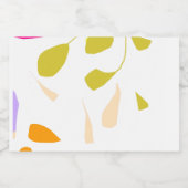 Moisson d'automne Étiquette bouteille de vin perso (Étiquettes simples)