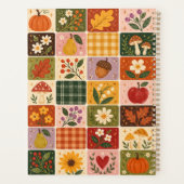 Moisson d'Automne Motif Patchwork Floral – Rustiqu (Dos)