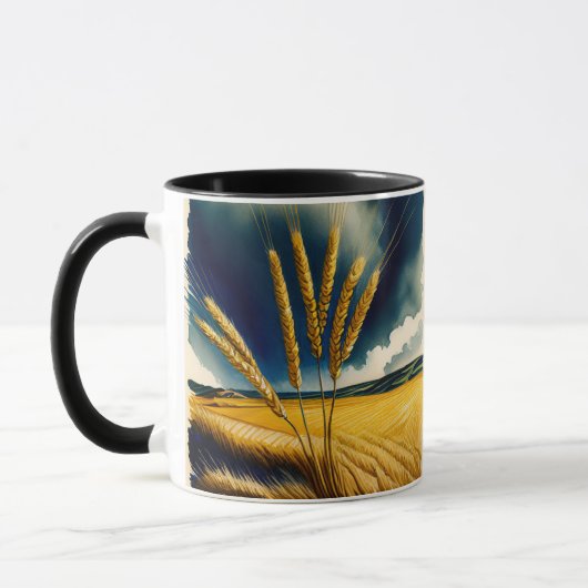 Moisson d'automne Prairie Gold Mug (Gauche)