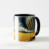 Moisson d'automne Prairie Gold Mug (Devant droit)