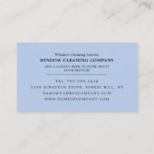 Moist Window, Windows Cleaner, Cleaner Service Visitekaartje (Achterkant)