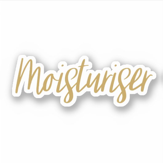 Moisturizer Storage Sticker (Voorkant)