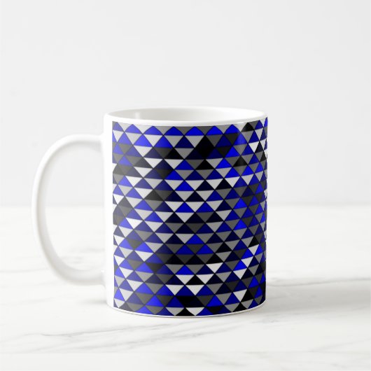 Moitié et demi-diamants 11oz Mug (Gauche)
