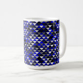 Moitié et demi-diamants 15 oz de Mug (Devant droit)