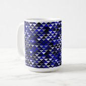 Moitié et demi-diamants 15 oz de Mug (Devant gauche)