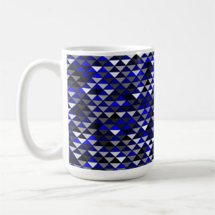 Moitié et demi-diamants 15 oz de Mug