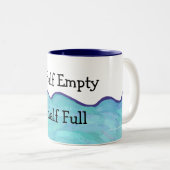 Moitié vide, moitié pleine Mug (Devant droit)