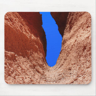 Mojave Canyon – Verticale woestijnlucht Muismat