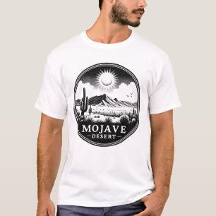 Mojave Desert Cactus Planten Adventure Cactus Scen T-shirt