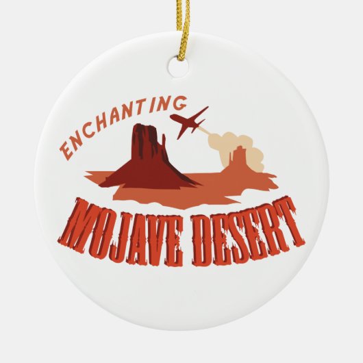 Mojave Desert Keramisch Ornament (Voorkant)